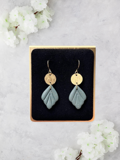 Small Shimmery Green Dangles