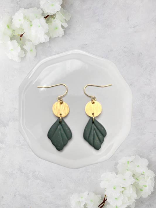 Small Shimmery Green Dangles