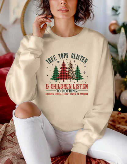 Tree Tops Glisten Crewneck