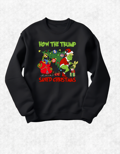 How the Trump Saved Christmas Crewneck