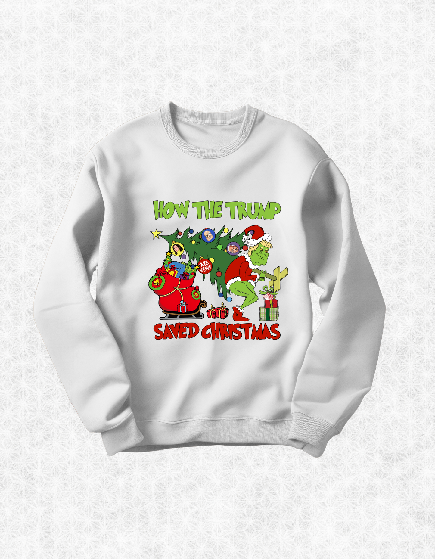 How the Trump Saved Christmas Crewneck