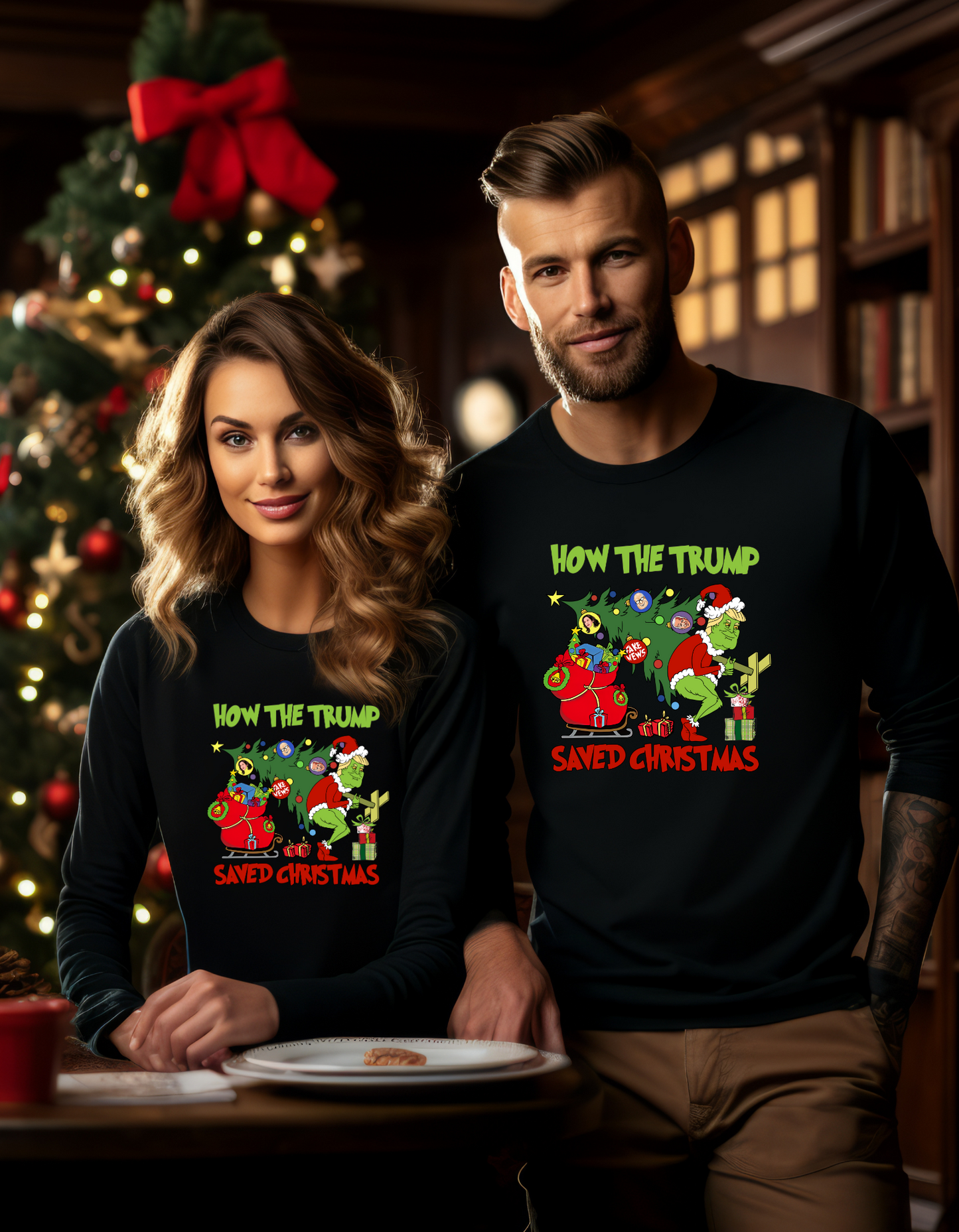 How the Trump Saved Christmas Crewneck