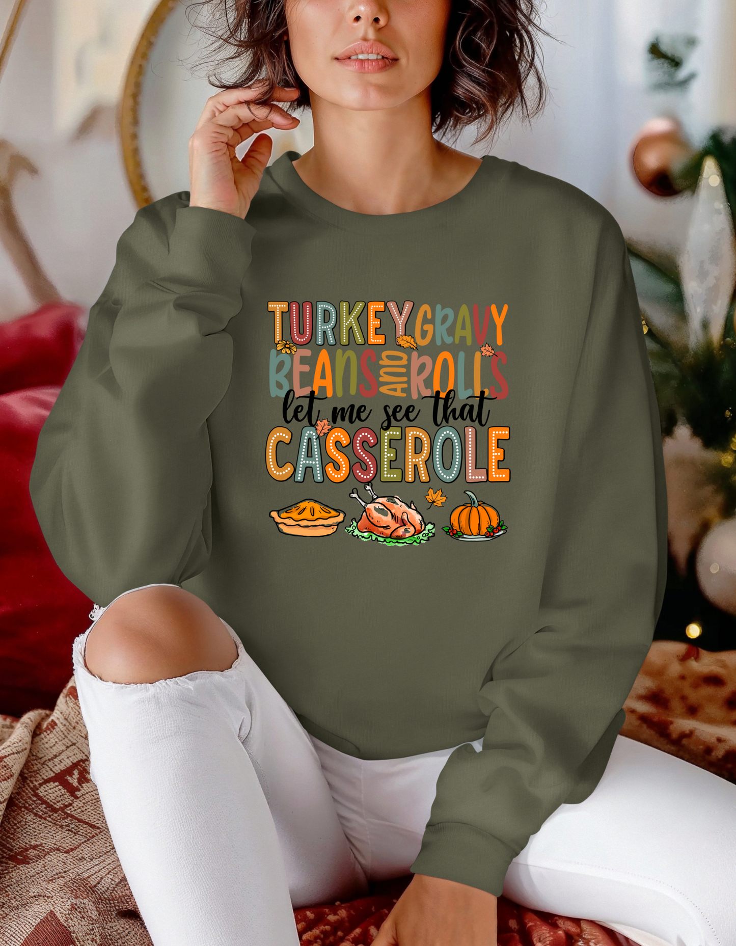 Turkey Gravy Thanksgiving Crewneck