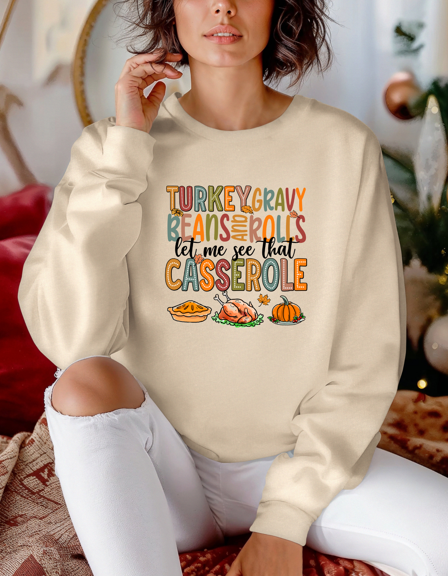 Turkey Gravy Thanksgiving Crewneck