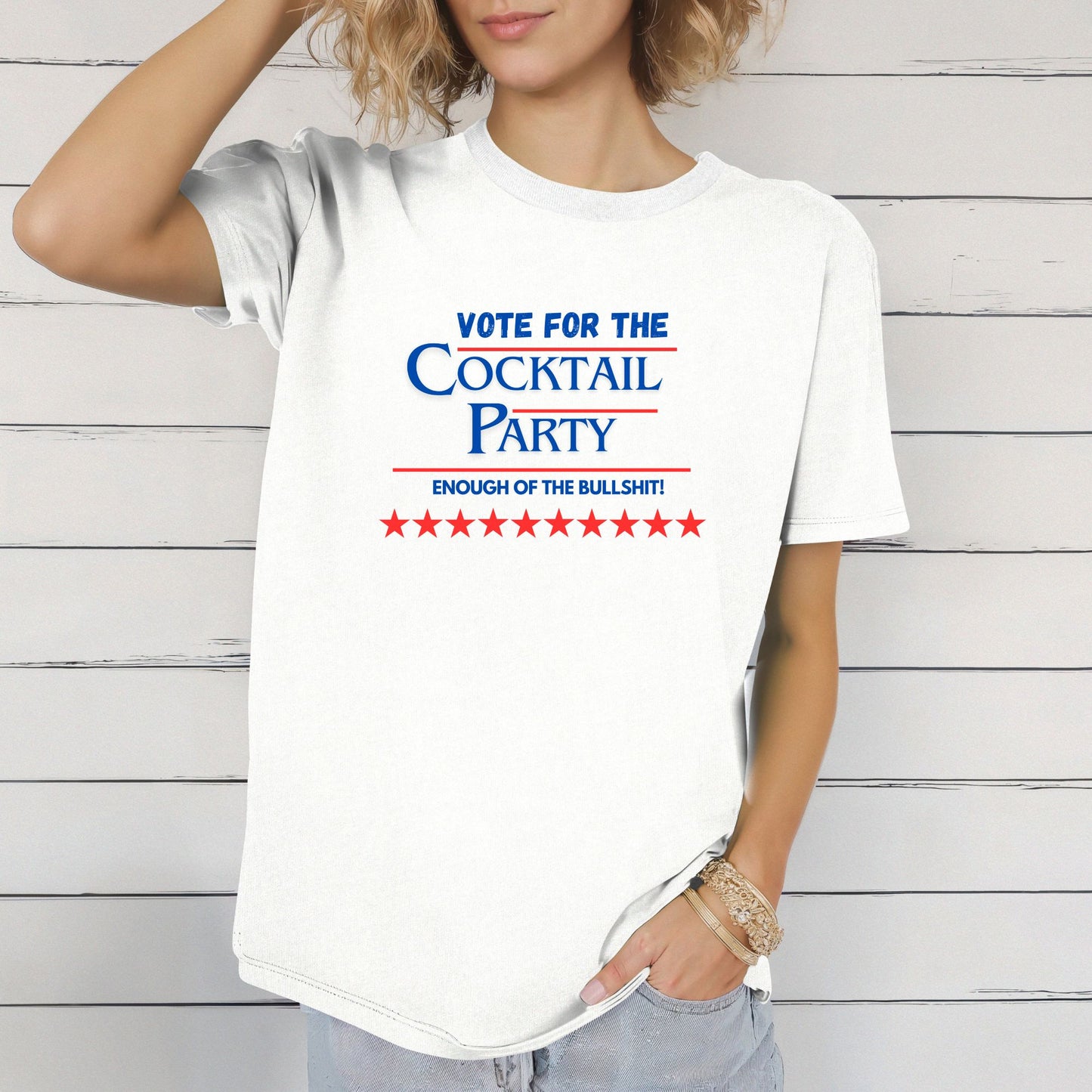 Vote For The Cocktail Party T-Shirt